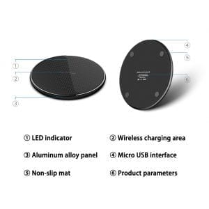 15W Fast Wireless Charger Pad - Deskology