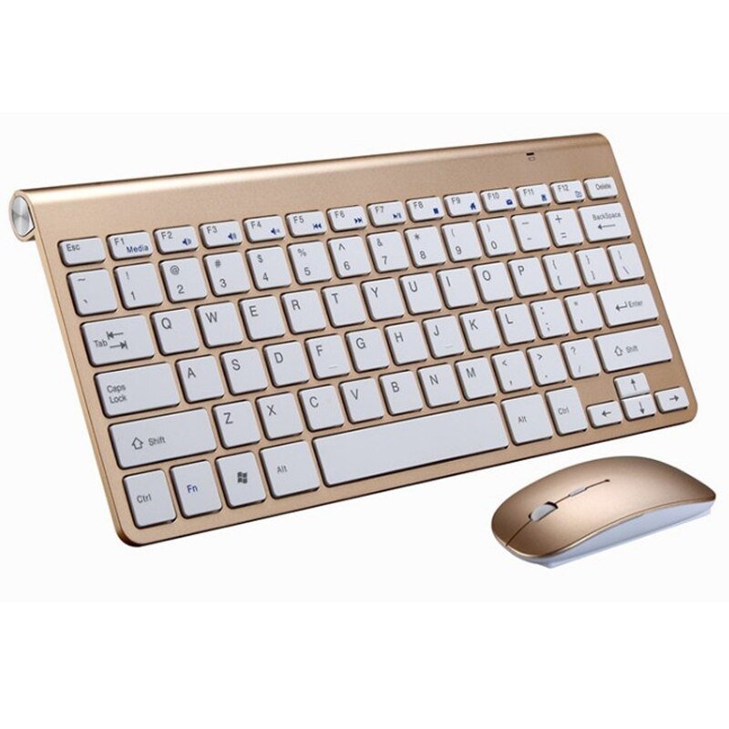 2.4 GHz Wireless Mini Keyboard And Optical Mouse Set - Deskology