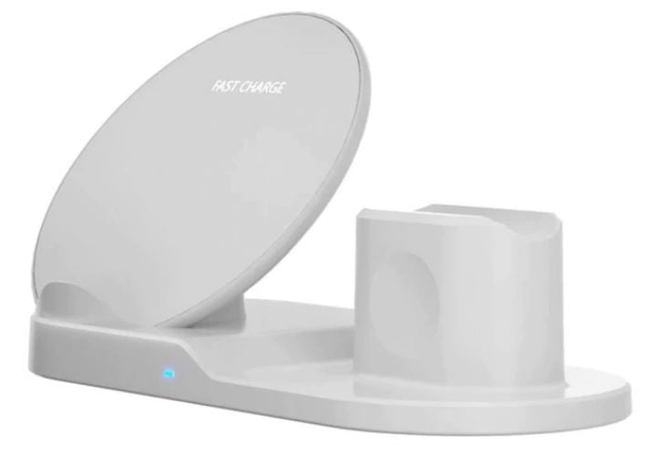 3 - IN - 1 WIRELESS CHARGER FOR IPHONE, AIRPODS AND IWATCH (FLAT) - Deskology