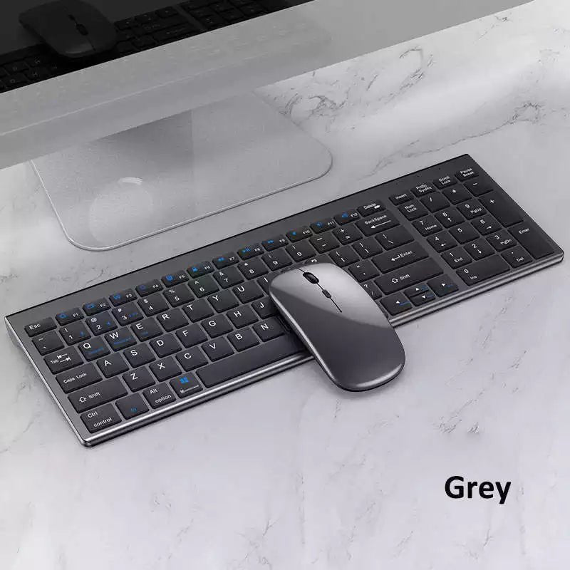 High quality 2.4G Bluetooth wireless rechargeable mouse keyboard combos - Deskology