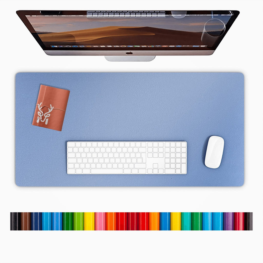 Lindos - Vegan Leather Waterproof Large Desk Mat - Deskology