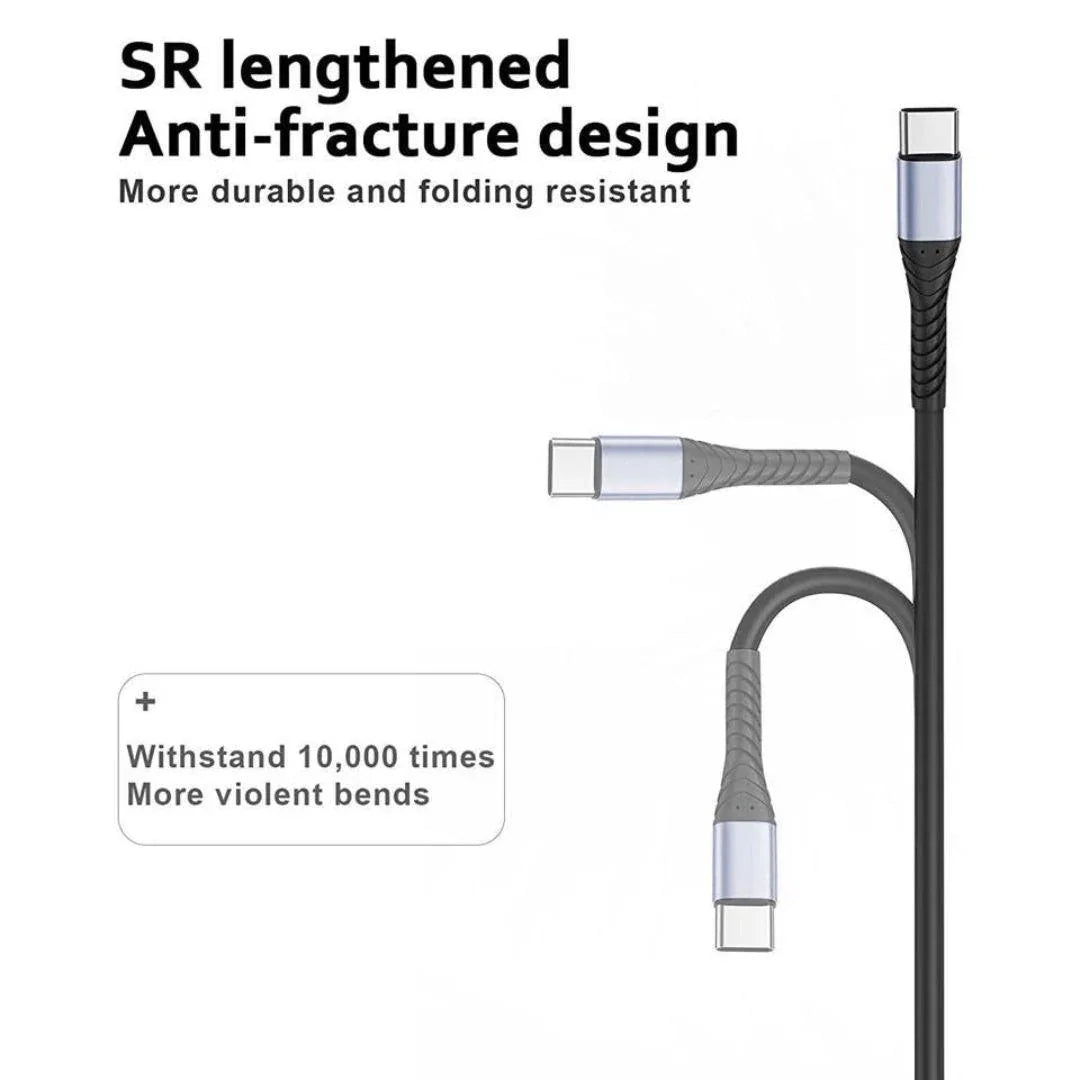 ReHisk High - Speed USB - C to USB - C Cable 3Ft, 10 Packs - Deskology