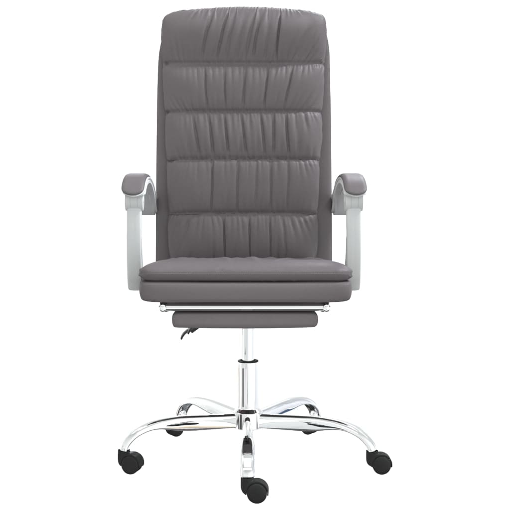 vidaXL Ergonomic Office Chair Reclining Office Executive Chair Faux Leather - Deskology